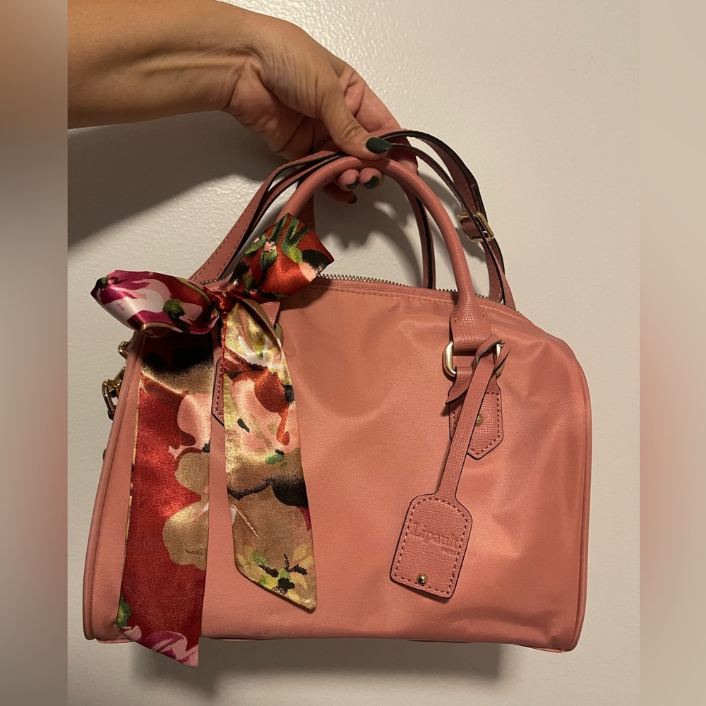 Lipault Paris Pink Satchel EUC